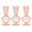 Tess Bud Vase in Blush Set of 3 in a Box by Kim Seybert at Fig Linens and Home - View 1