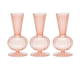 Tess Bud Vase in Blush Set of 3 in a Box by Kim Seybert at Fig Linens and Home - View 1