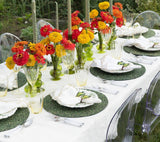 Tess Bud Vase in Olive Green Set of 3 in a Box by Kim Seybert - Lifestyle - Fig Linens and Home