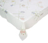 Trellis Tablecloth in White & Multi | Kim Seybert Tablecloths at Fig Linens and Home 1