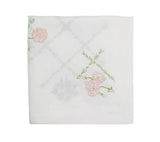Trellis Tablecloth in White & Multi | Kim Seybert Tablecloths at Fig Linens and Home 3