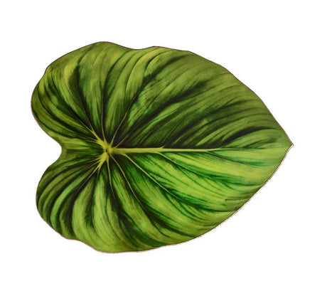 Tropicana Green Placemats by Kim Seybert at Fig Linens and Home - Set of 4 Leaf Mats
