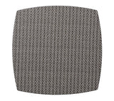 Twill Black/White Placemat | Kim Seybert at Fig Linens and Home