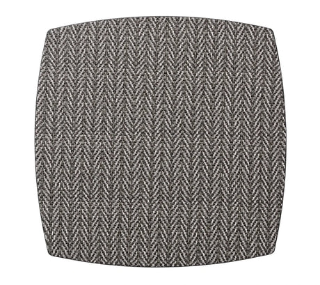 Twill Black/White Placemat | Kim Seybert at Fig Linens and Home