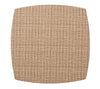 Twill Brown/White Placemat | Kim Seybert at Fig Linens and Home