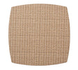 Twill Brown/White Placemat | Kim Seybert at Fig Linens and Home