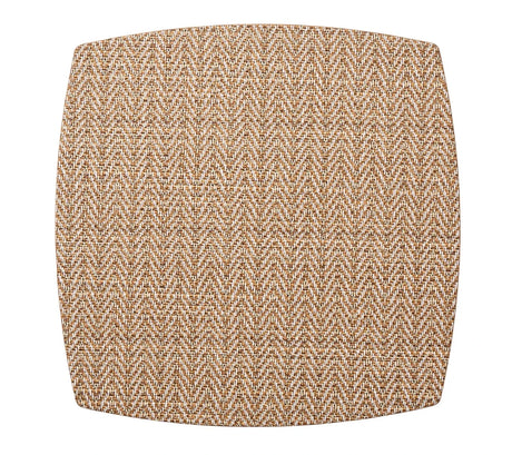 Twill Brown/White Placemat | Kim Seybert at Fig Linens and Home
