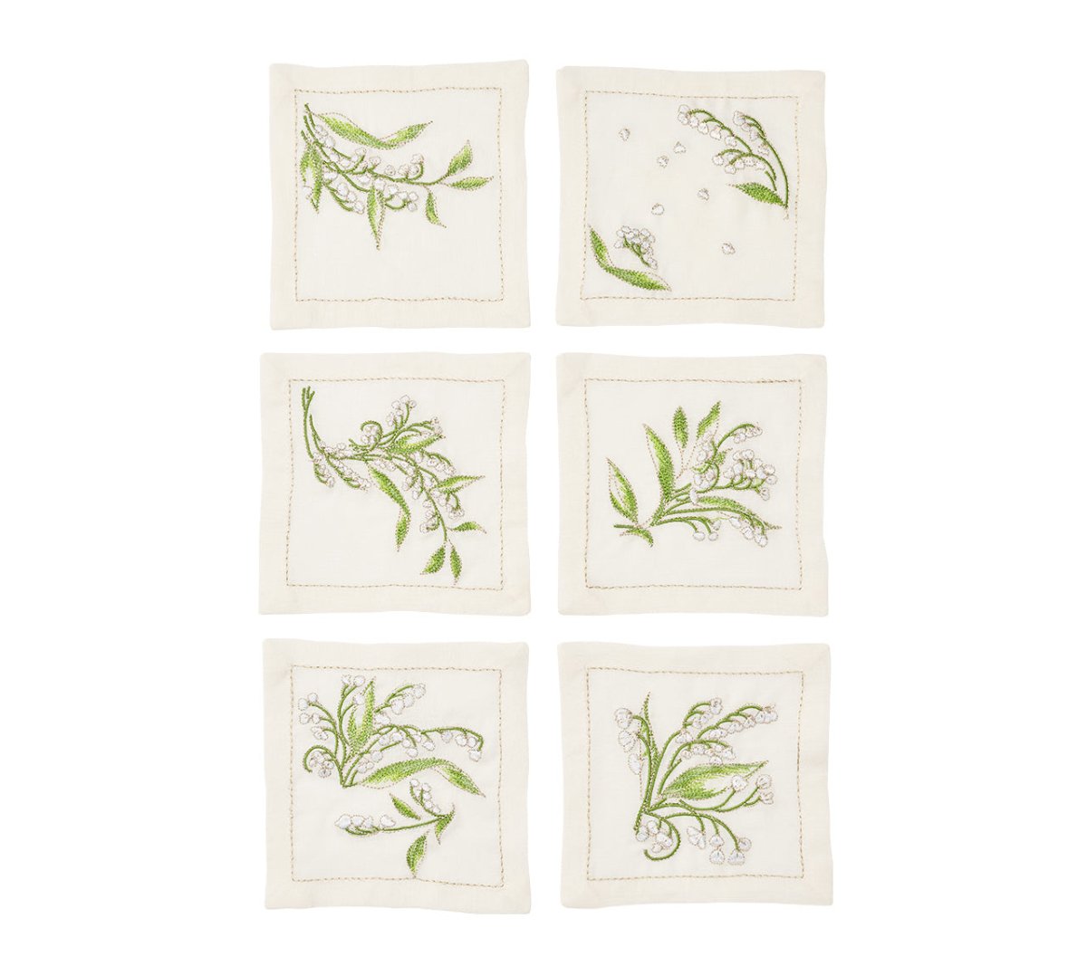 Vale Cocktail Napkin Set of 6 in a Gift Box by Kim Seybert at Fig Linens and Home - View 2