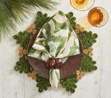 Verve Placemat in Green & Natural, Set of 4 Kim Seybert at Fig Linens and Home 3