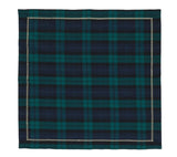 Watchplaid Blue/Green Napkin Detail 6 | Kim Seybert at Fig Linens and Home