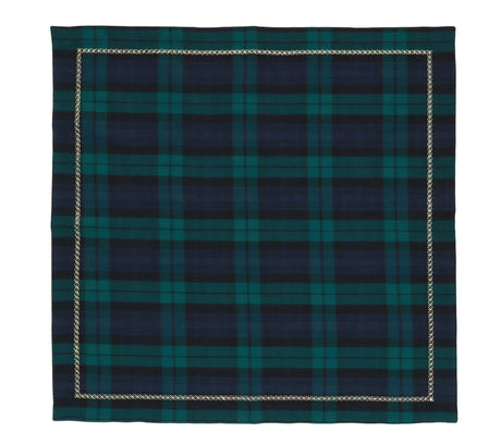 Watchplaid Blue/Green Napkin Detail 6 | Kim Seybert at Fig Linens and Home