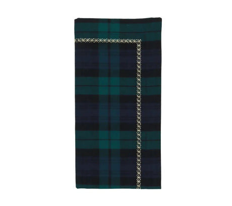 Watchplaid Blue/Green Napkin | Kim Seybert at Fig Linens and Home