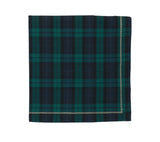 Watchplaid Blue/Green Table Cloth Detail 2 | Kim Seybert at Fig Linens and Home