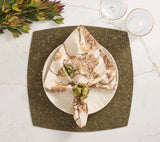 Whistler Olive/Gold Placemat Detail 5 | Kim Seybert at Fig Linens and Home