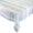 Tablecloth - Kim Seybert Watercolor Stripe Seafoam at Fig Linens and Home - Corner View