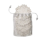 Winter Lace Silver/Crystal Coaster Detail 3 | Kim Seybert at Fig Linens and Home