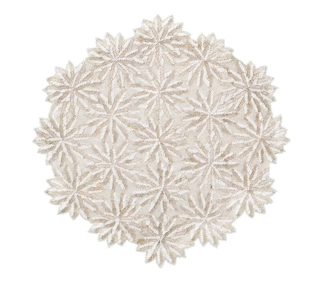 Winter Lace Silver/Crystal Placemat | Kim Seybert at Fig Linens and Home