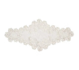 Winter Lace Silver/Crystal Table Runner | Kim Seybert at Fig Linens and Home