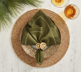 Wood Round Placemat in Natural by Kim Seybert at Fig Linens and Home - View 3