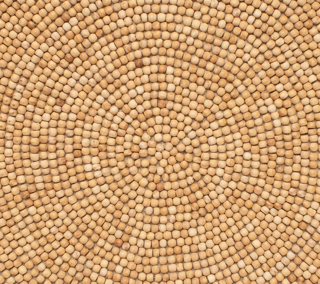Wood Round Placemat in Natural by Kim Seybert at Fig Linens and Home - View 6