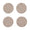 Zen Gray & Taupe Coaster | Kim Seybert at Fig Linens and Home