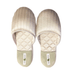 Kumi Kookoon French Pleat Silk Slippers Small Ivory at FIG LINENS AND HOME 2