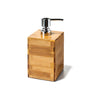 Bamboo Veneer Soap Dispenser LADORADA at Fig Linens and home