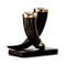 Dark Horn Leather Candle Holder by LaDorada at Fig Linens and Home