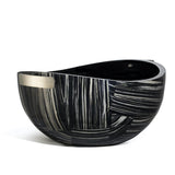 Ebano Veneer Serving Bowl by LaDorada 16.9'' x 12.2'' x 7.5'' Ebano Veneer at FIG LINENS AND HOME 1