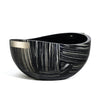 Ebano Veneer Serving Bowl by LaDorada 16.9'' x 12.2'' x 7.5'' Ebano Veneer at FIG LINENS AND HOME 1