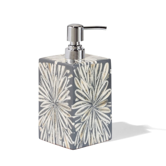 Gray Almendro Soap Dispenser | Ladorada at Fig Linens and Home