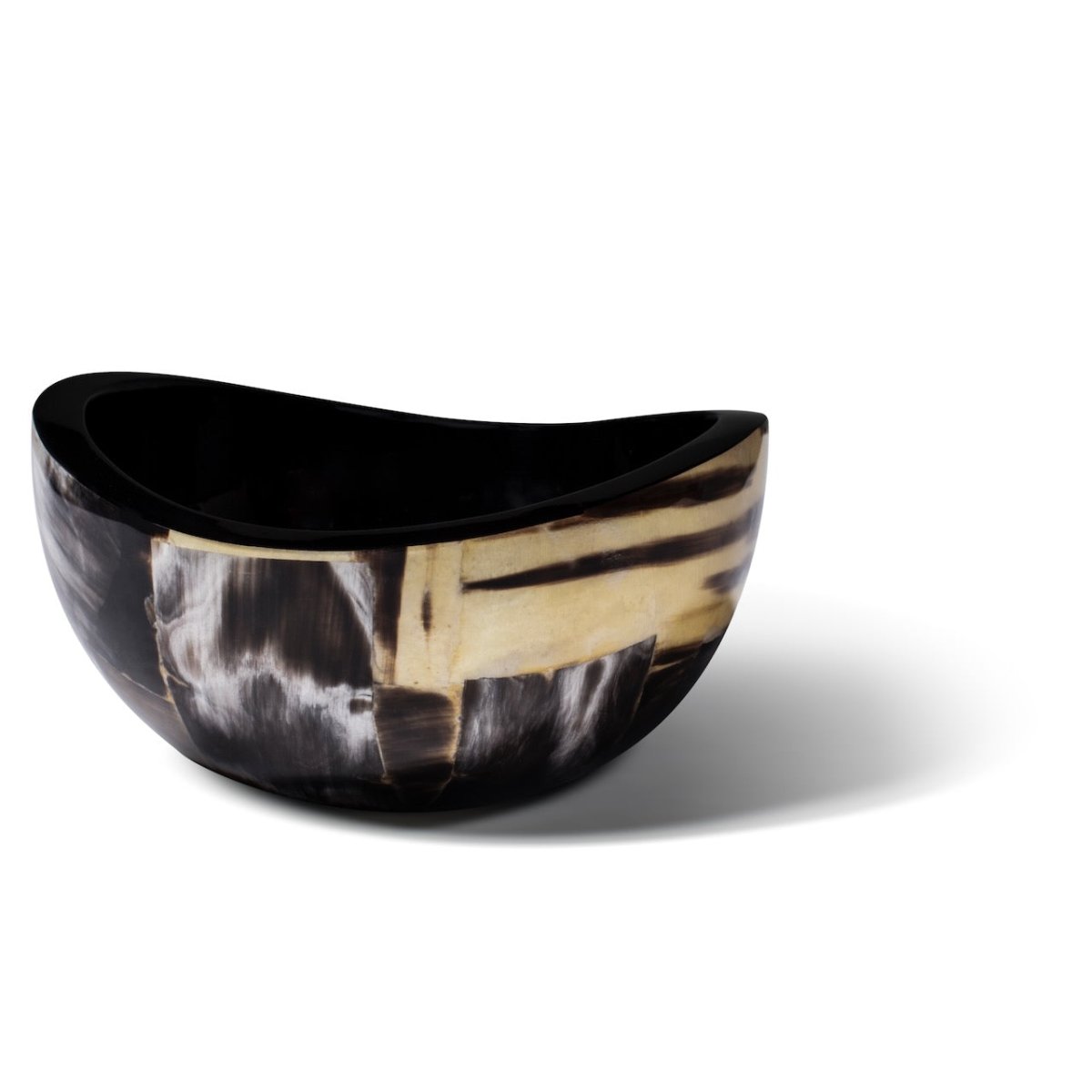 Horn Veneer Accent Nut Bowl by Ladorada at Fig Linens and Home 2