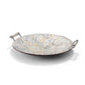 LaDorada Mother of Pearl Round Platter | 20" Round Centerpiece at Fig Linens and Home 2
