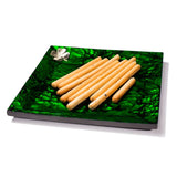 Mother of Pearl Green Small Tray 7.9'' x 7.9'' x 1.3'' Mother of Pearl - Green at FIG LINENS AND HOME 2