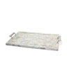 Mother of Pearl Serving Tray | LaDorada 23.6" x 15.7" Barware Tray at Fig Linens and Home 2