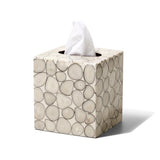 LaDorada Tagua Tissue Box - at FIG LINENS AND HOME - 1