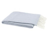 Lands Downunder Italian Herringbone Hydrangea Throw by Lands Downunder - 51" x 67" Throw Hydrangea at FIG LINENS AND HOME - 1