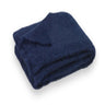 Lands Downunder Brushed Mohair Throw Indigo by Lands Downunder - 51" W X 72" L Indigo at FIG LINENS AND HOME - 1