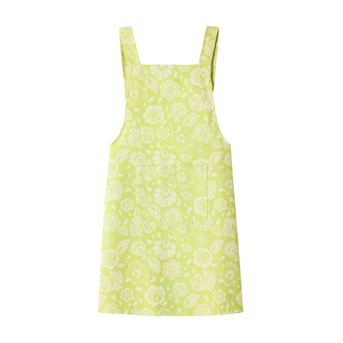 Alegria Apron in Lagoon Green by Le Jacquard Francais 31" x 51" GREEN at FIG LINENS AND HOME 1