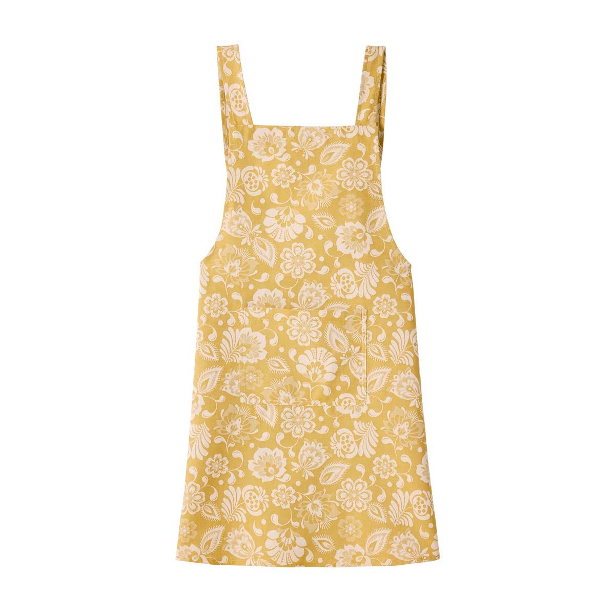 Alegria Apron in Sunset Yellow by Le Jacquard Francais 31" x 51" YELLOW at FIG LINENS AND HOME 1