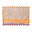 Alegria Coated Placemat in Sunset Yellow by Le Jacquard Francais 14" x 20" - Set of 4 Placemats YELLOW at FIG LINENS AND HOME 1