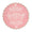 Alegria Round Coated Placemat in Sorbet Pink by Le Jacquard Francais 15" x 15" - Set of 4 Placemats PINK at FIG LINENS AND HOME 1