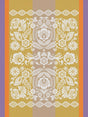Alegria Tea Towel in Sunset Yellow by Le Jacquard Francais 24" x 31" Tea Towels - Set of 4 YELLOW at FIG LINENS AND HOME 1