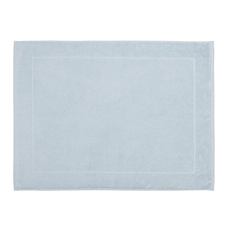 Caresse Blue Bath Mat By Le Jacquard Francais
