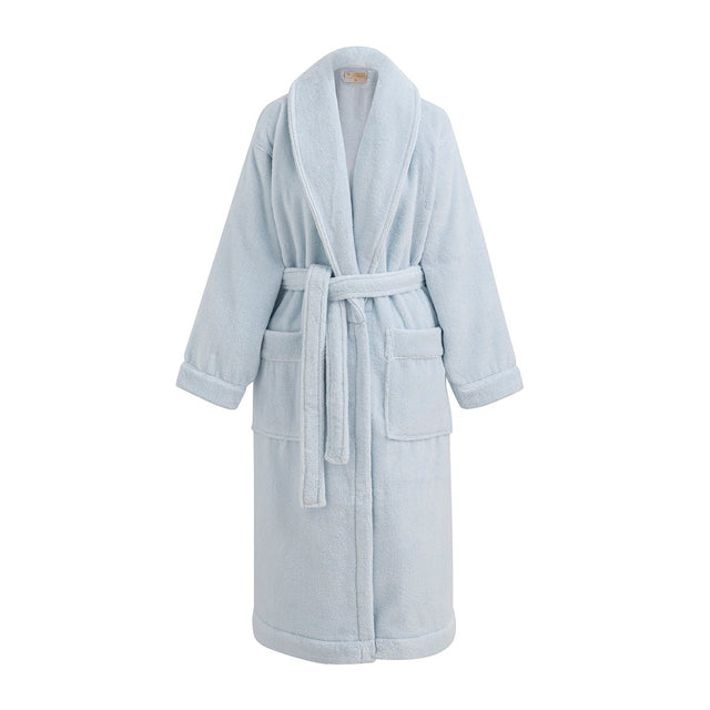 Caresse Light Blue Robe by Le Jacquard Francais at Fig Linens and Home