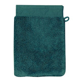Caresse Darkgreen Wash Mitt By Le Jacquard Francais