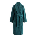 Caresse Dark Green Robe by Le Jacquard Francais at Fig Linens and Home