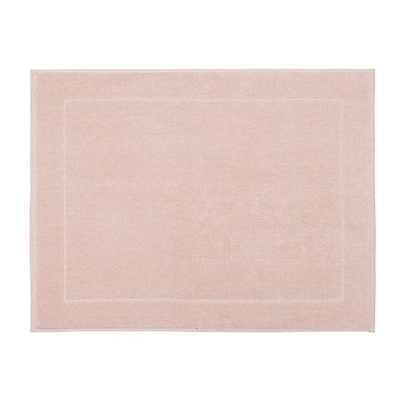 Caresse Pink Bath Mat By Le Jacquard Francais