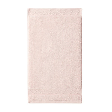 Caresse Pink Hand Towel By Le Jacquard Francais