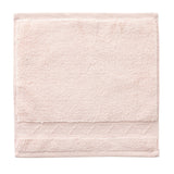 Caresse Pink Washcloth By Le Jacquard Francais